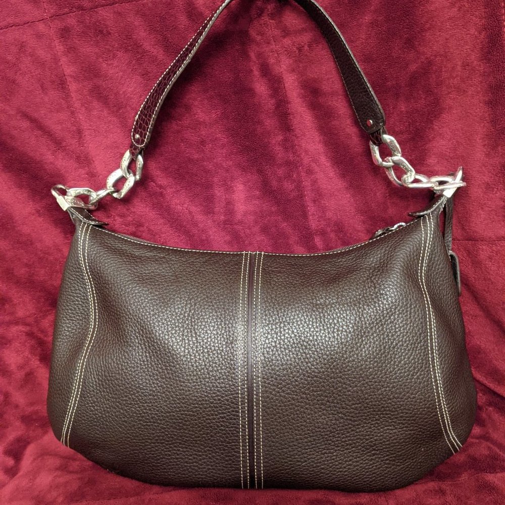 Brighton Brown Leather Shoulder Bag